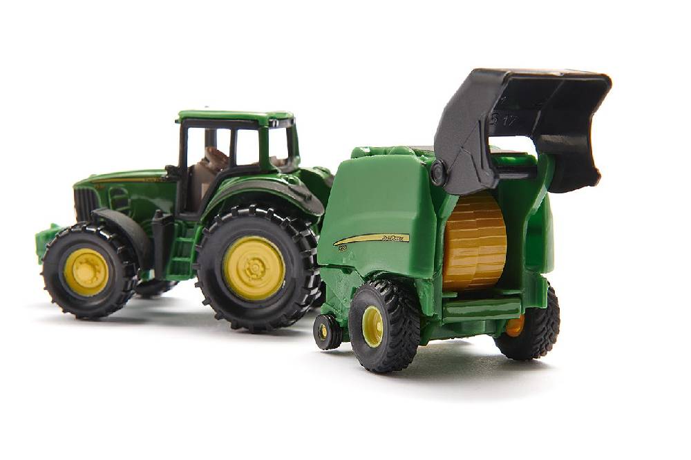 Siku John Deere Traktor mit Ballenpresse 10166500001 Jubiläumsangebot