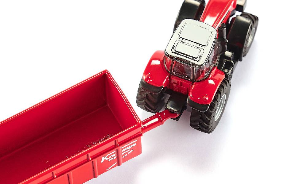 Siku Massey Ferguson Traktor mit Anhänger 10184400001 Bestseller