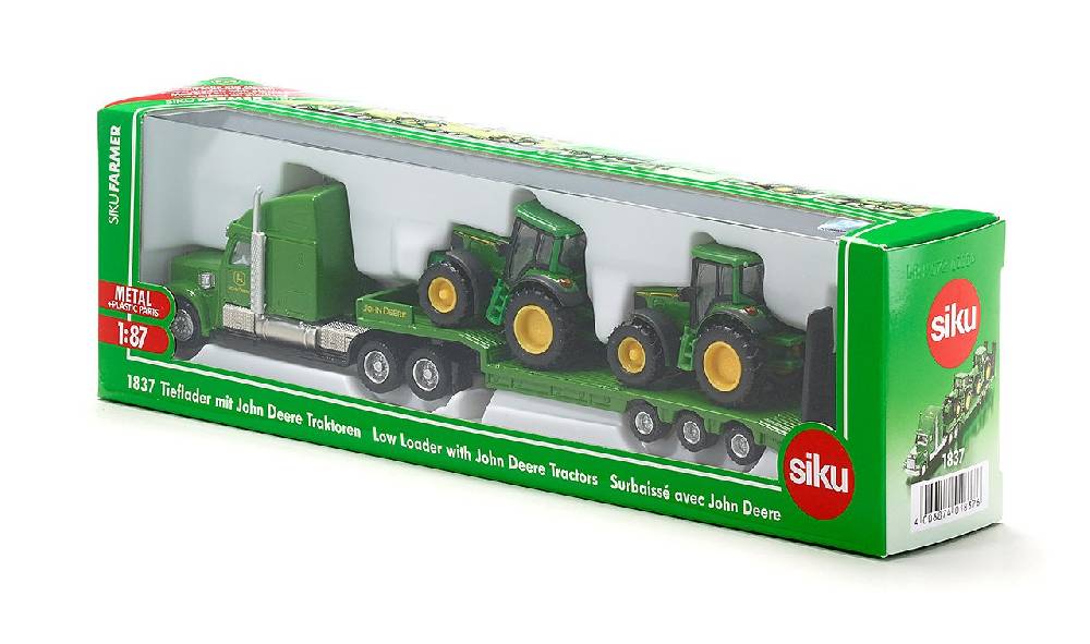 Siku Tieflader mit John Deere Traktoren 10183700001 Begrenzt auf 3 Tage