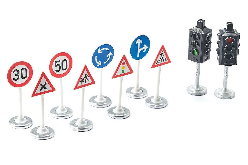 Siku Ampeln mit Verkehrsschildern 10559700004 Auslauf