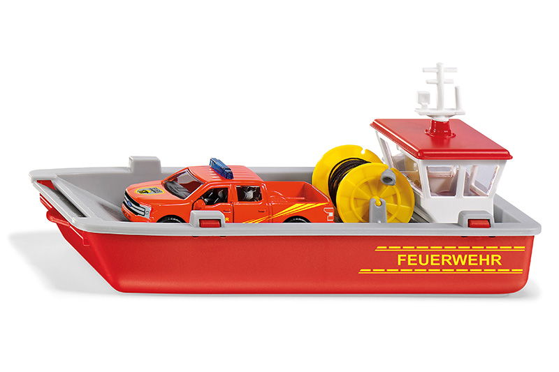 Siku Feuerwehr Arbeitsboot 10211700000 Lagerräumung