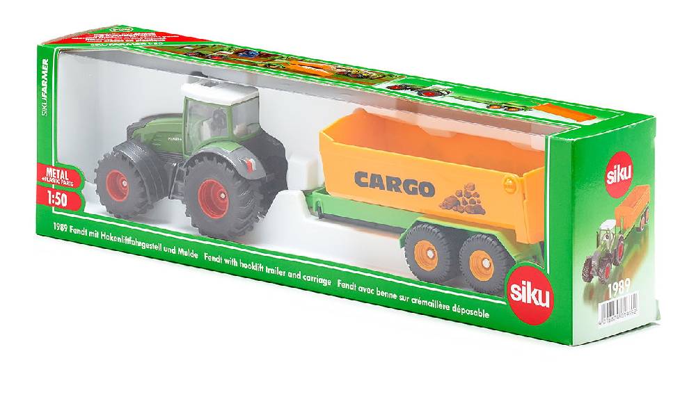 Siku Fendt mit Hakenliftfahrgestell und Mulde 10198900001 Günstig kaufen