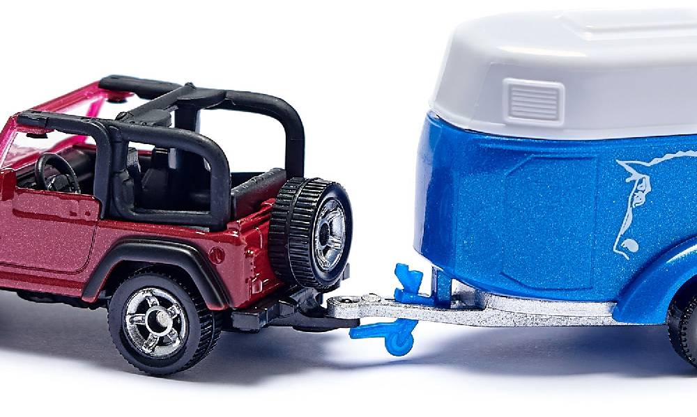 Siku Jeep mit Pferdeanhänger 10165100004 Vierteljährliche Förderung