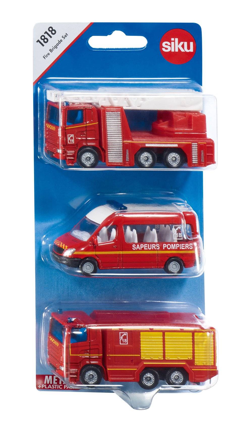 Siku Feuerwehr-Set Frankreich 10181800101 Fabrikverkauf