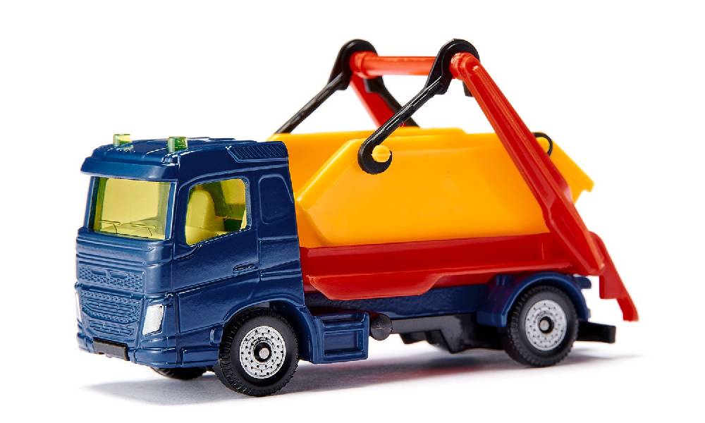 Siku LKW mit Absetzmulde Lagerräumung