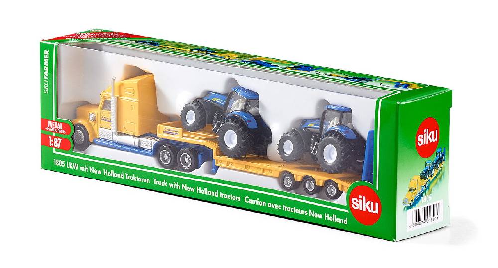 Siku LKW mit New Holland Traktoren 10180500001 Kauf eins, bekomm eins gratis