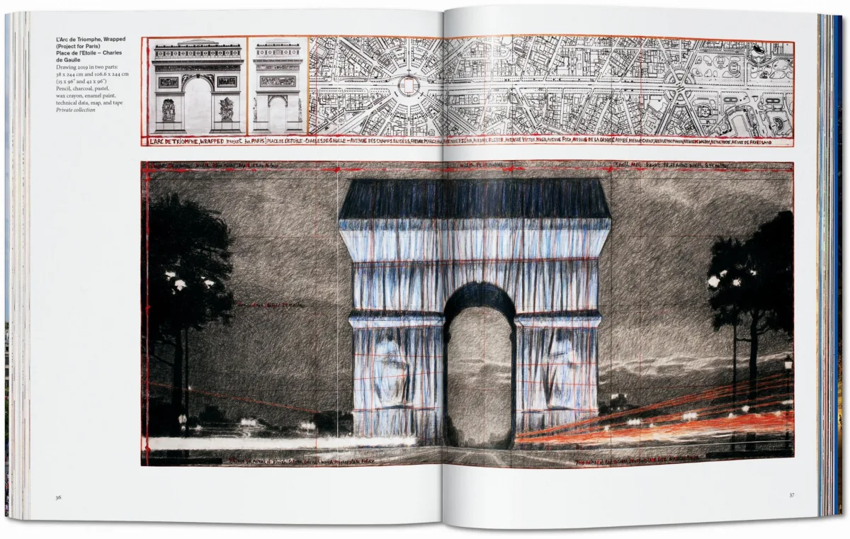 TASCHEN Christo and Jeanne-Claude. L’Arc de Triomphe, Wrapped Vierteljährliche Förderung