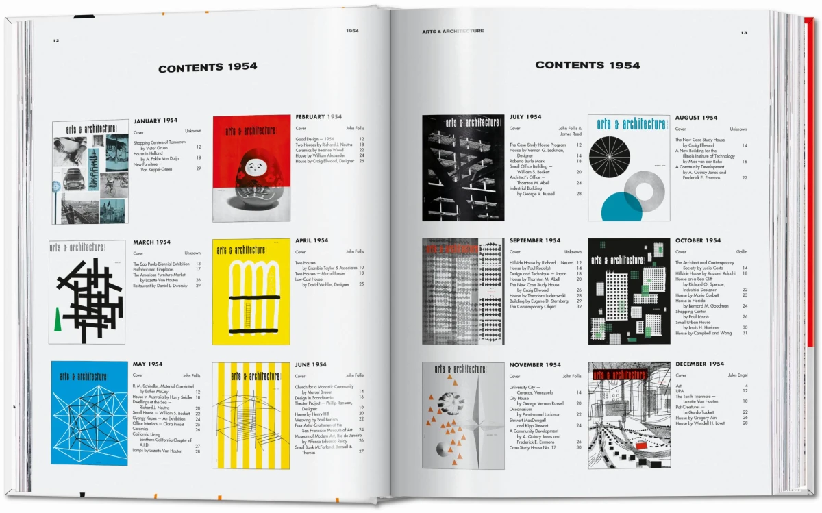 TASCHEN Arts & Architecture 1950–1954 Vierteljährliche Förderung