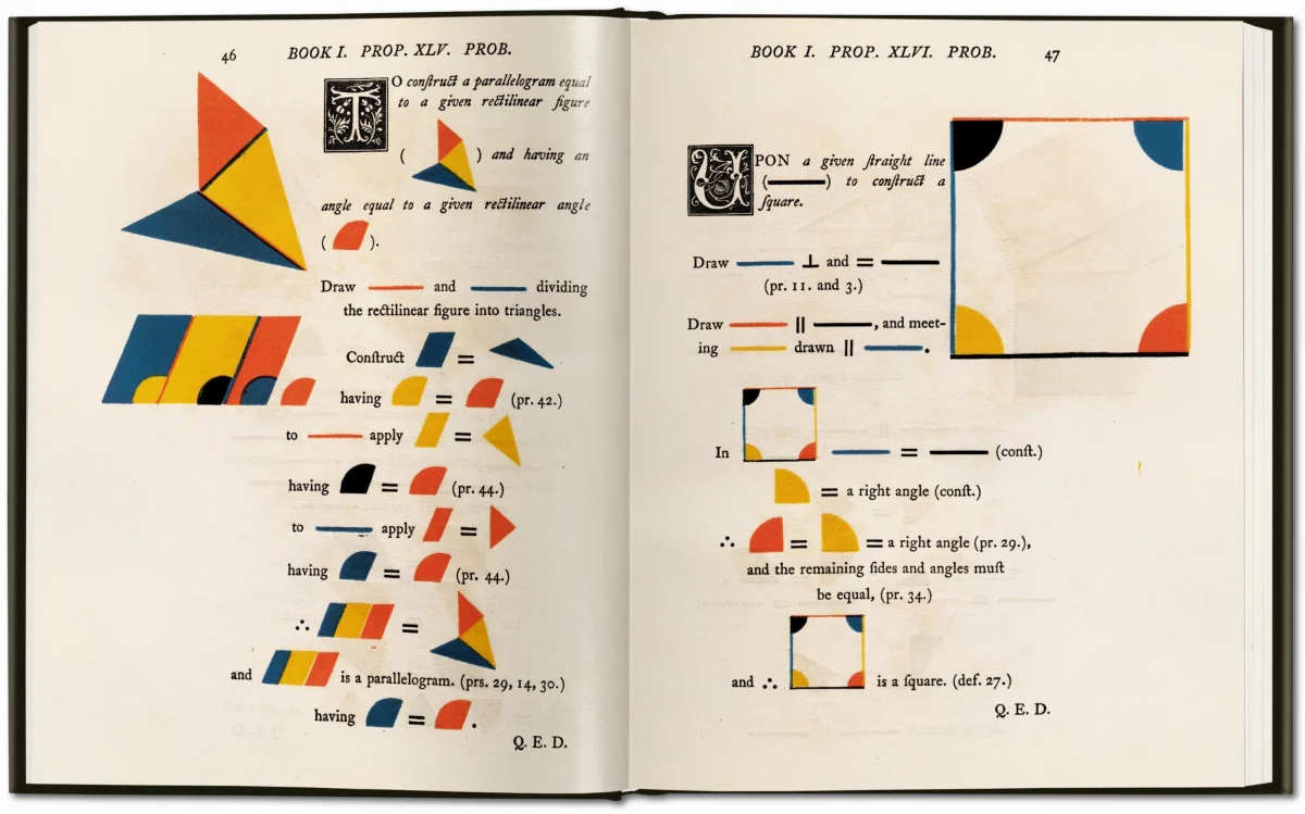 TASCHEN Oliver Byrne. The First Six Books of the Elements of Euclid Große Rabatte