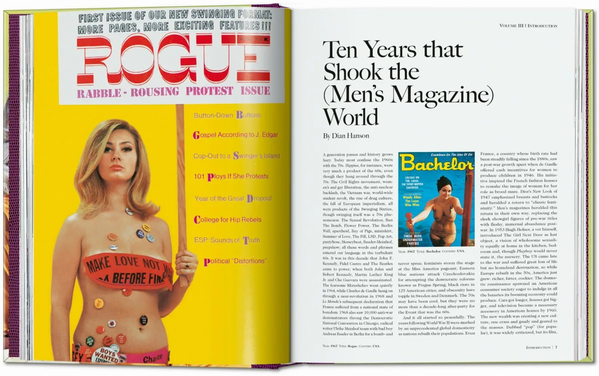 TASCHEN Dian Hanson’s: The History of Men’s Magazines. Vol. 3: 1960s At the Newsstand Nur für heute