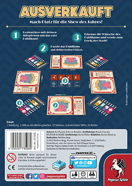 spieleoffensive Ausverkauft (Frosted Games) Begrenzte Freigabe
