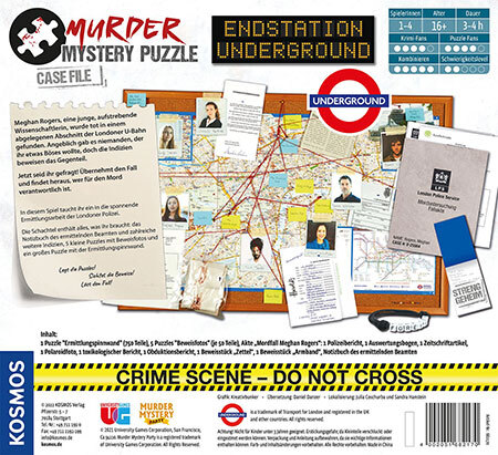 spieleoffensive Murder Mystery Case Files - Endstation Underground Angebote