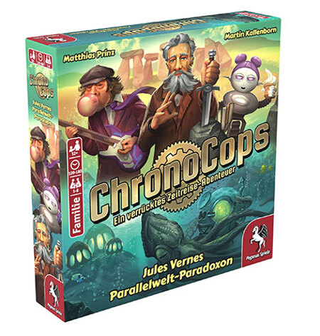 spieleoffensive ChronoCops  Jules Vernes Parallelwelt-Paradoxon im Angebot