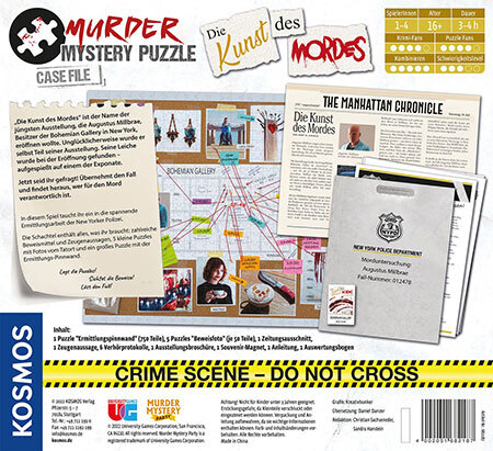 spieleoffensive Murder Mystery Case Files - Die Kunst des Mordes Auslauf