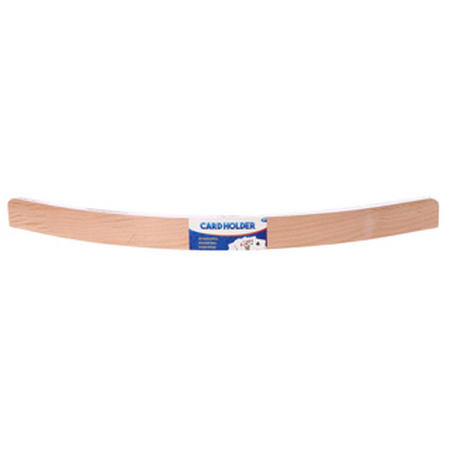 spieleoffensive Großer Spielkartenhalter - gebogen 50 cm aus Holz Blitzverkäufe