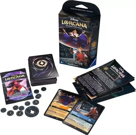 spieleoffensive Disney Lorcana: Set 2 - Aufstieg der Flutgestalten: Starter Deck Bernstein und Saphir Super Sparpreis