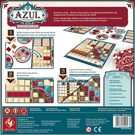 spieleoffensive Azul: Meister-Chocolatier Begrenzt auf 3 Tage