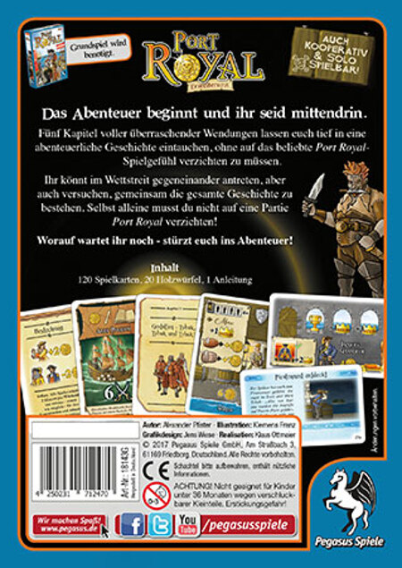 spieleoffensive Port Royal - Das Abenteuer beginnt Erweiterung Riesige Ersparnisse