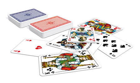 spieleoffensive Rommé mit französischem Bild - plastikfrei FSC Exklusivangebot