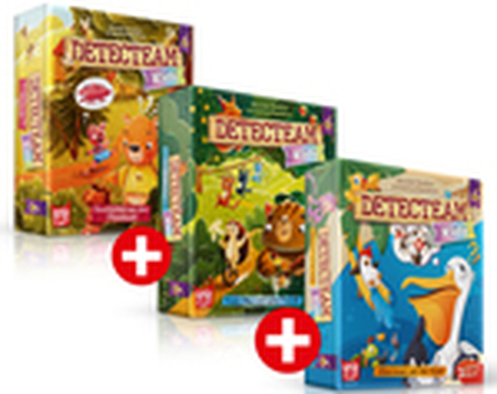 spieleoffensive Detecteam Kids - Bundle (3 Spiele mit je 3 Fällen) Kauf eins, bekomm eins gratis