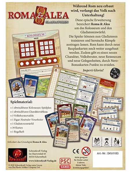 spieleoffensive Roma & Alea: Gladiatoren Kostenloser Versand international