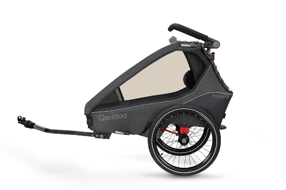 babymarkt Kinderfahrradanhänger Kidgoo2 Steel Grey Kollektion 2023 inklusive Hängematte Plus Limited Edition Theraline Riesige Ersparnisse