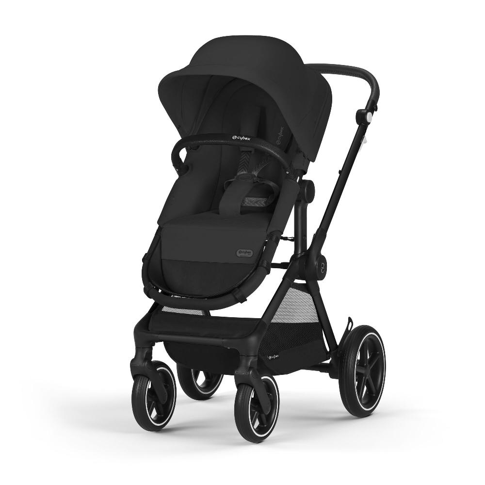 babymarkt 3 in 1 Reisesystem Kombikinderwagen Eos Lux inklusive Babyschale Aton B2 Black Moon Black Wochenangebot