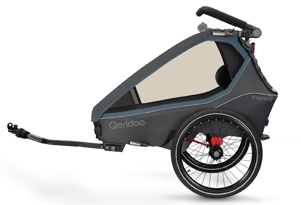 babymarkt Kinderfahrradanhänger Kidgoo2 Navy Blue Kollektion 2023 inklusive Hängematte Plus Limited Edition Theraline Bis zu 50% Rabatt