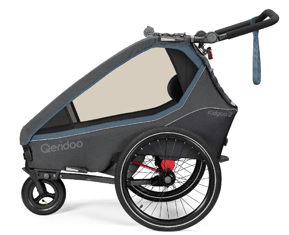 babymarkt Kinderfahrradanhänger Kidgoo2 Navy Blue Kollektion 2023 inklusive Hängematte Plus Limited Edition Theraline Bis zu 50% Rabatt