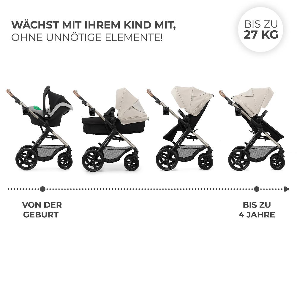 babymarkt Kombikinderwagen 3 in 1 MOOV 2 GREY Im Verkauf