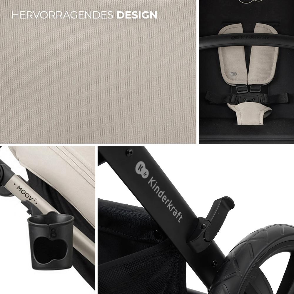 babymarkt Kombikinderwagen 3 in 1 MOOV 2 GREY Im Verkauf
