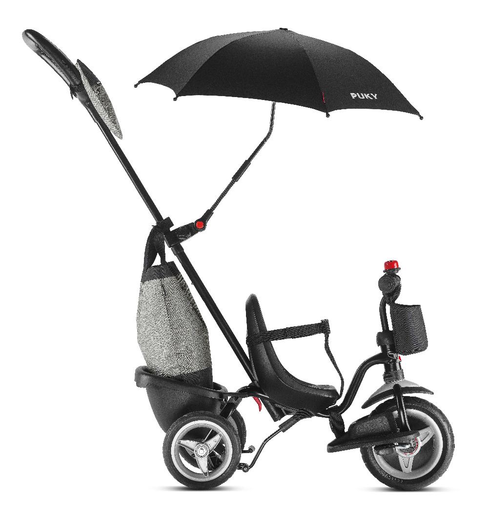 babymarkt 4 in 1 Dreirad Ceety Comfort schwarz 2442 Auslauf