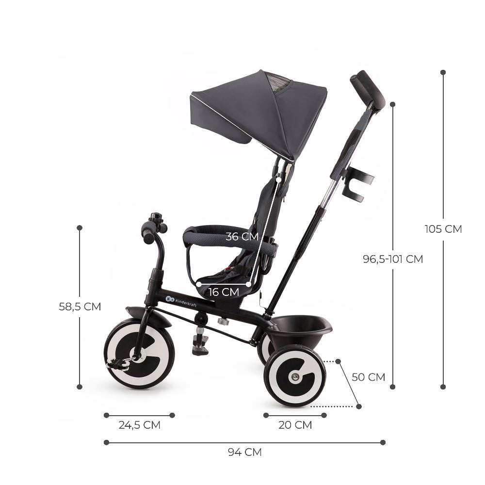 babymarkt Dreirad Aston grau Angebote