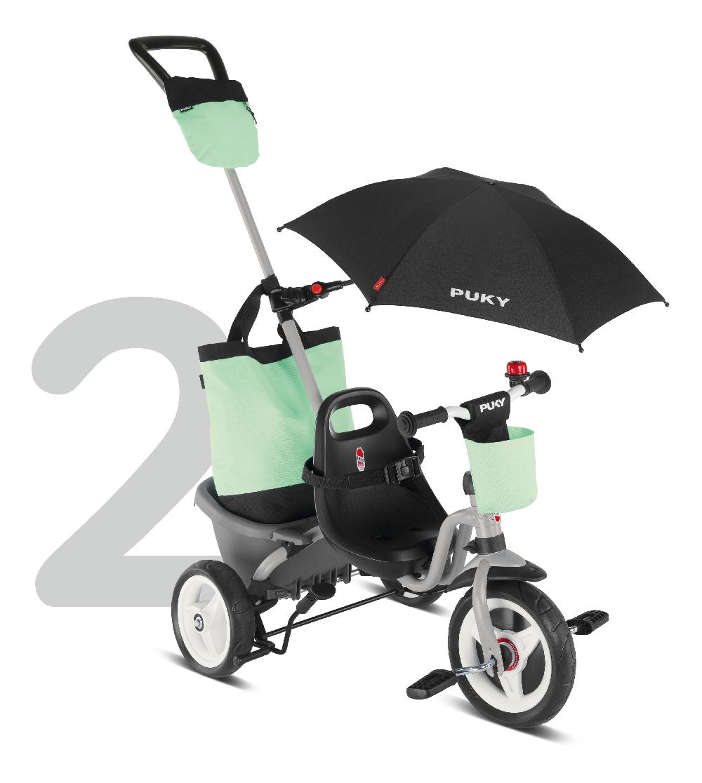 babymarkt 4 in 1 Dreirad Ceety Comfort lichtgrau 2440 im Angebot