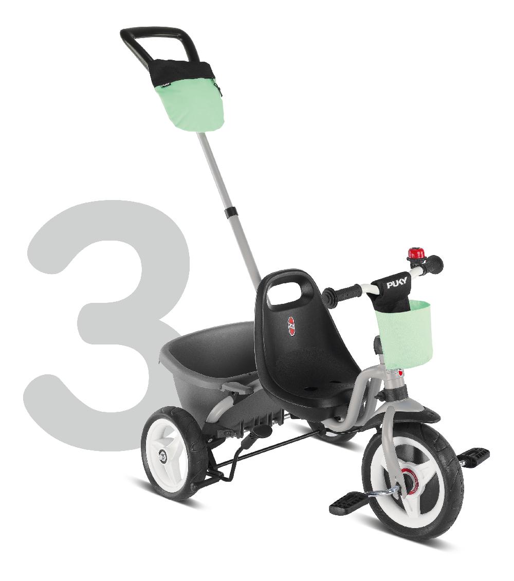babymarkt 4 in 1 Dreirad Ceety Comfort lichtgrau 2440 im Angebot