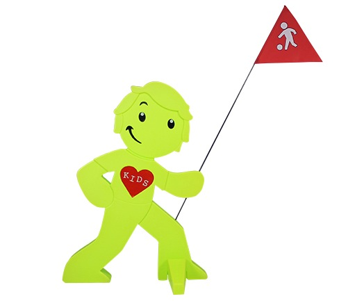 babymarkt Streetbuddy Warnfigur für mehr Kindersicherheit - grün Cyber Monday