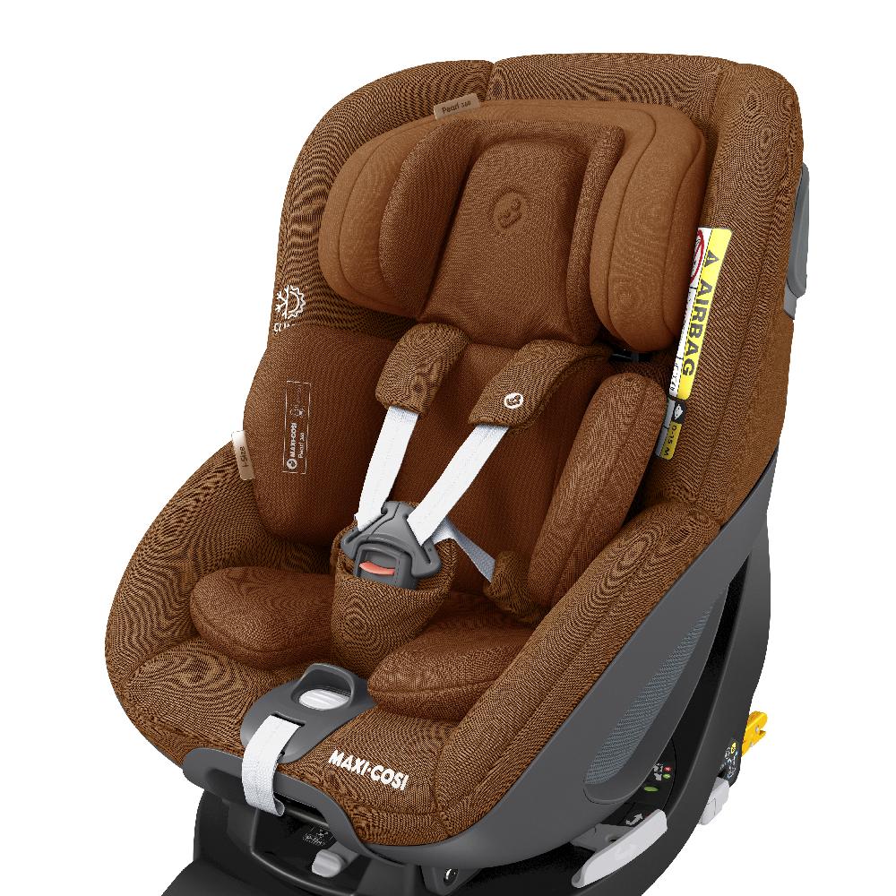 babymarkt Reboarder Pearl 360 Authentic Cognac inkl. Neugeboreneneinlage Wochenangebot
