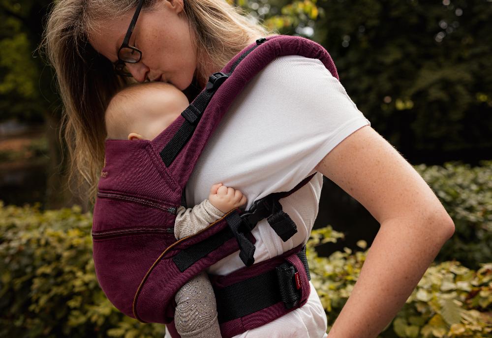 babymarkt Babytrage XT Cotton Denimberry-Toffee Letzte 3 Tage