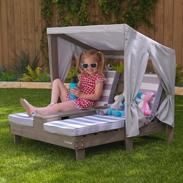 babymarkt Doppelte Kinder Sonnenliege mit Getränkehaltern Zeitbegrenzte Promotion
