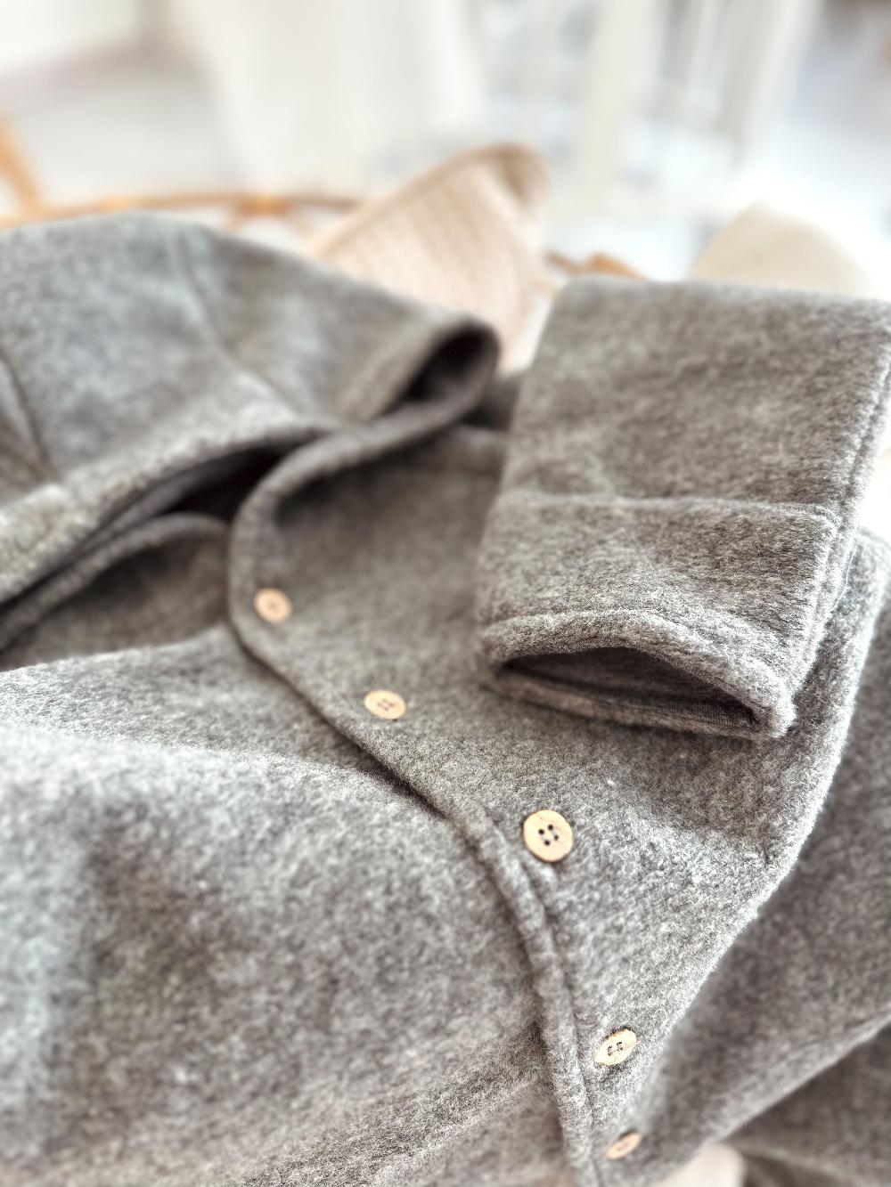 babymarkt Wollwalk Overall kaergely grau Im Verkauf