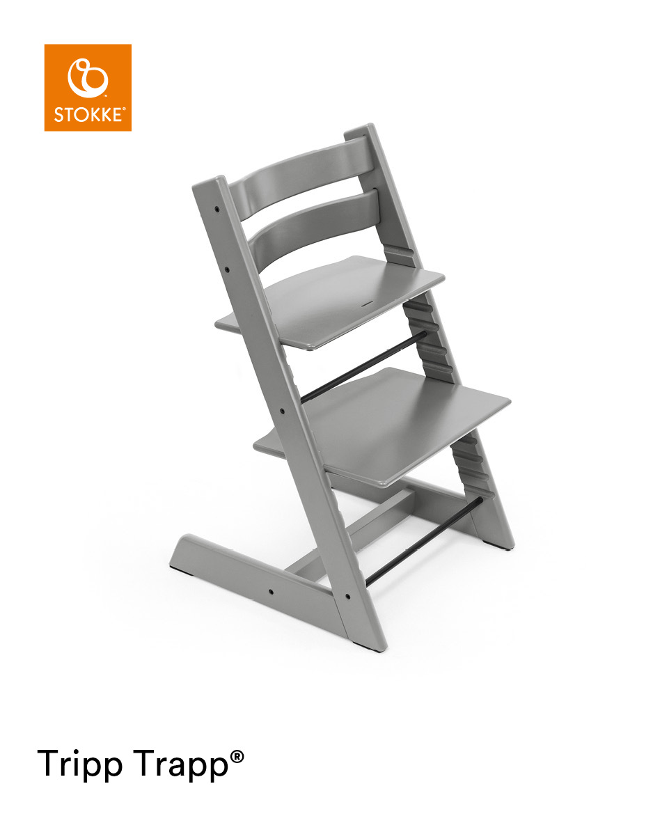 babymarkt Tripp Trapp Hochstuhl Buche Storm Grey + Gratis Baby Set V2 storm grey Nur noch ein Tag übrig