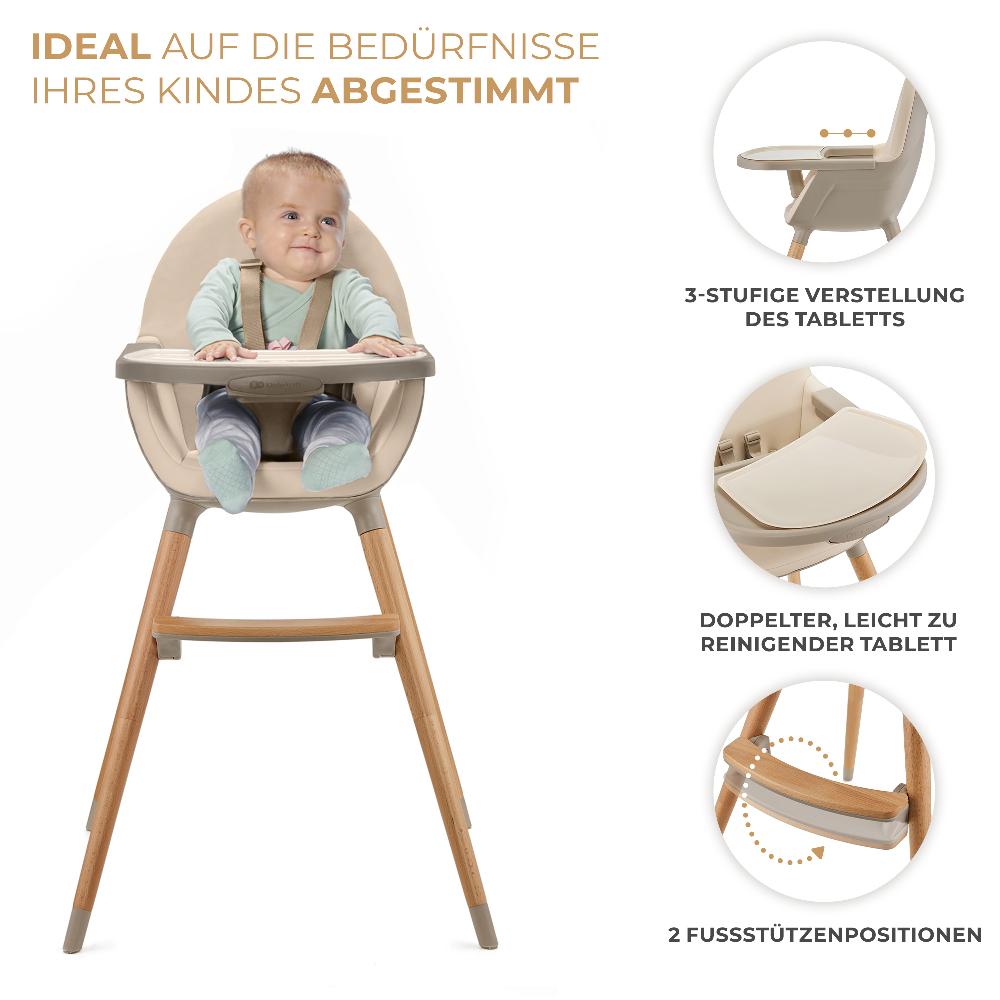 babymarkt Hochstuhl FINI 2 beige Auslauf
