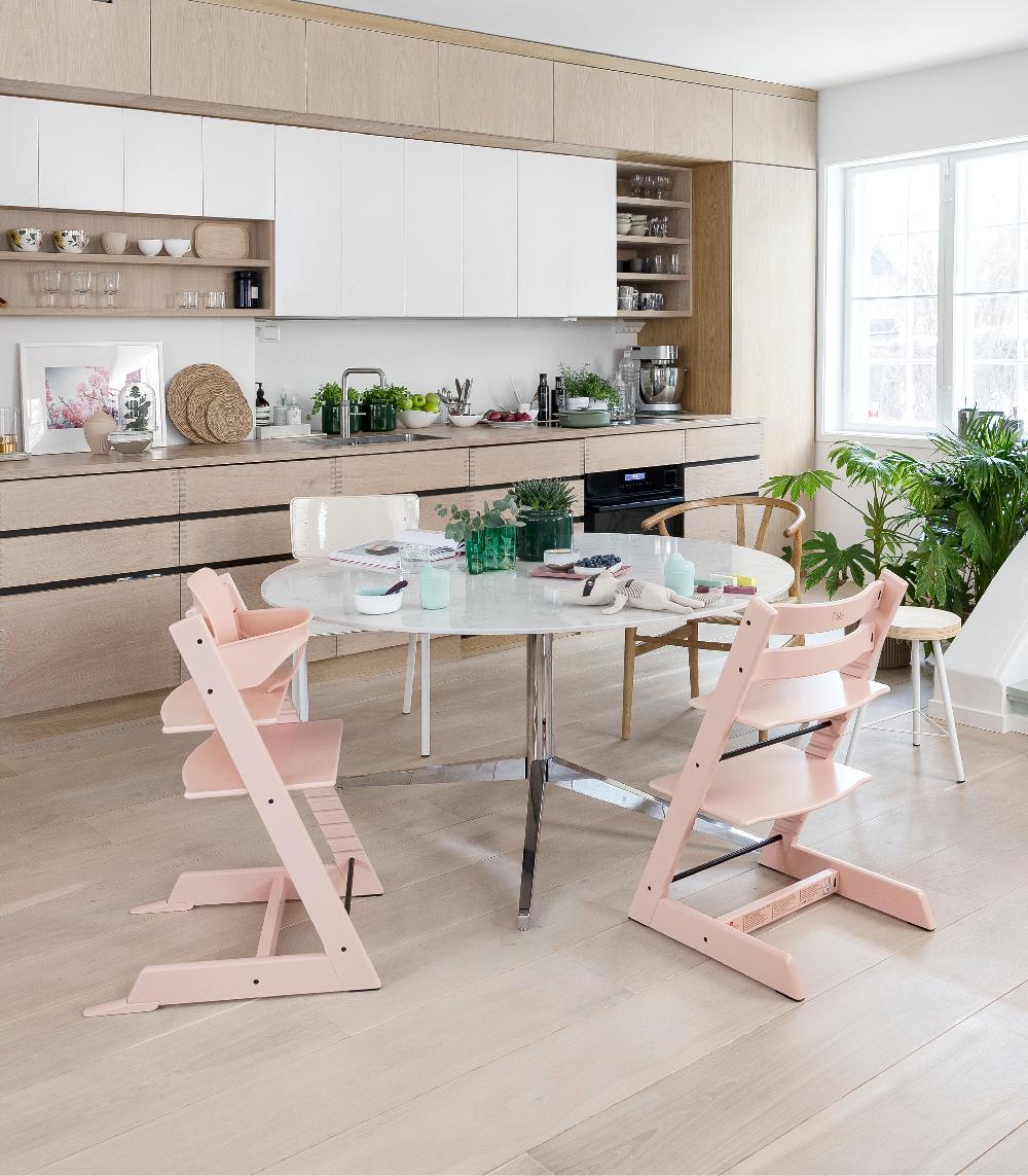 babymarkt Tripp Trapp Hochstuhl Buche Serene Pink + Gratis Baby Set V2 Serene Pink Hotsell
