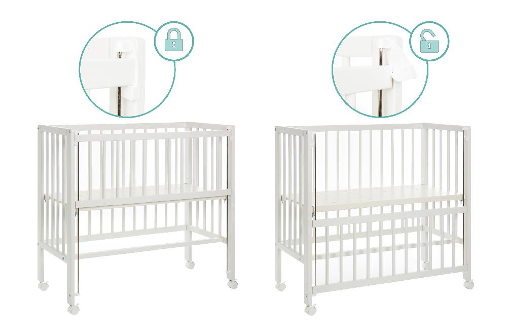 babymarkt Beistellbett Cocon weiß Blitzverkäufe