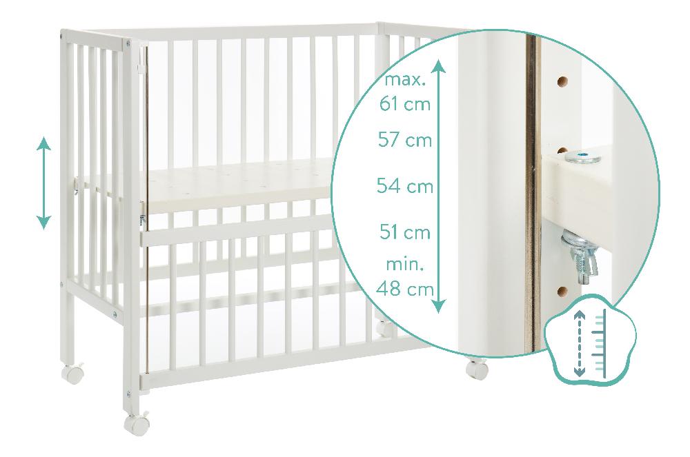 babymarkt Beistellbett Cocon weiß Blitzverkäufe