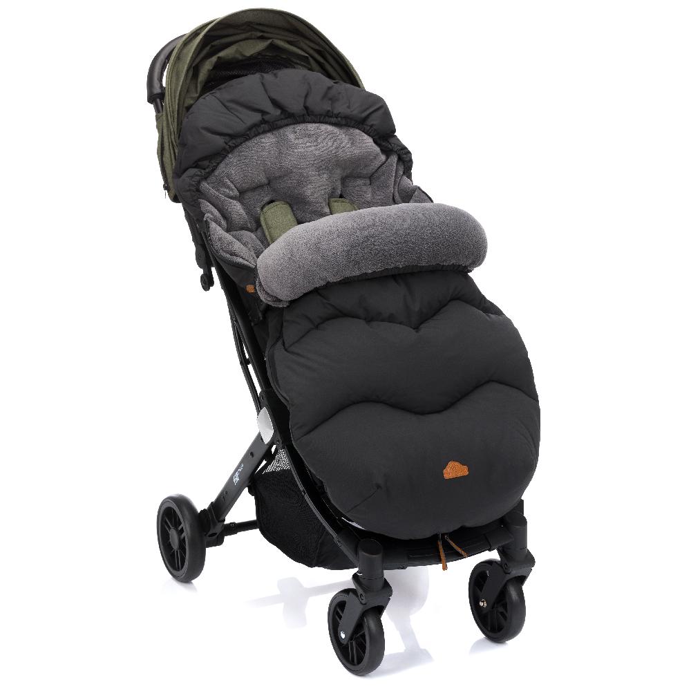 babymarkt Winterfußsack vanntasly Thermo schwarz Großer Ausverkauf