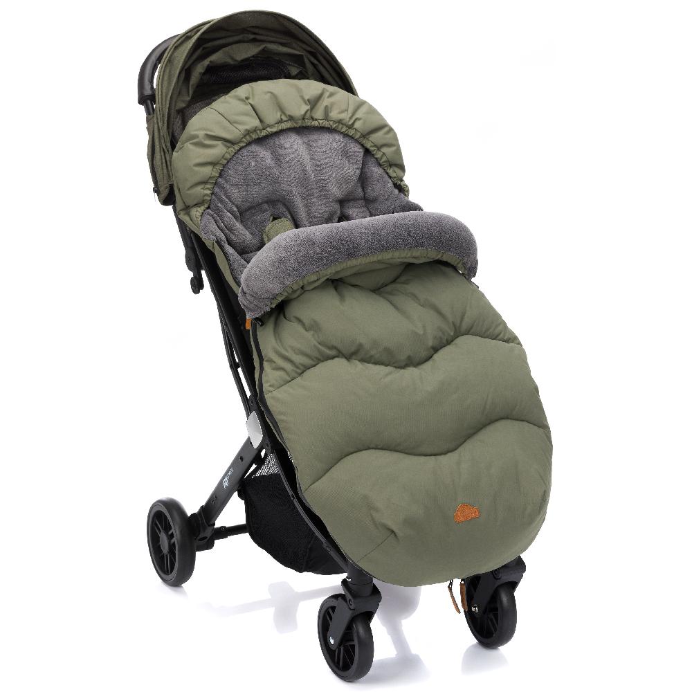 babymarkt Winterfußsack vanntasly Thermo oliv Kostenlose Rückgabe