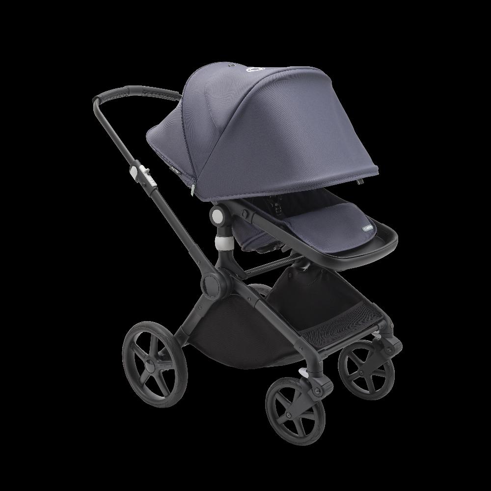 babymarkt Kinderwagen Fox Cub mit Liegeaufsatz und Sitz Black/Stormy Blue Fabrikladen