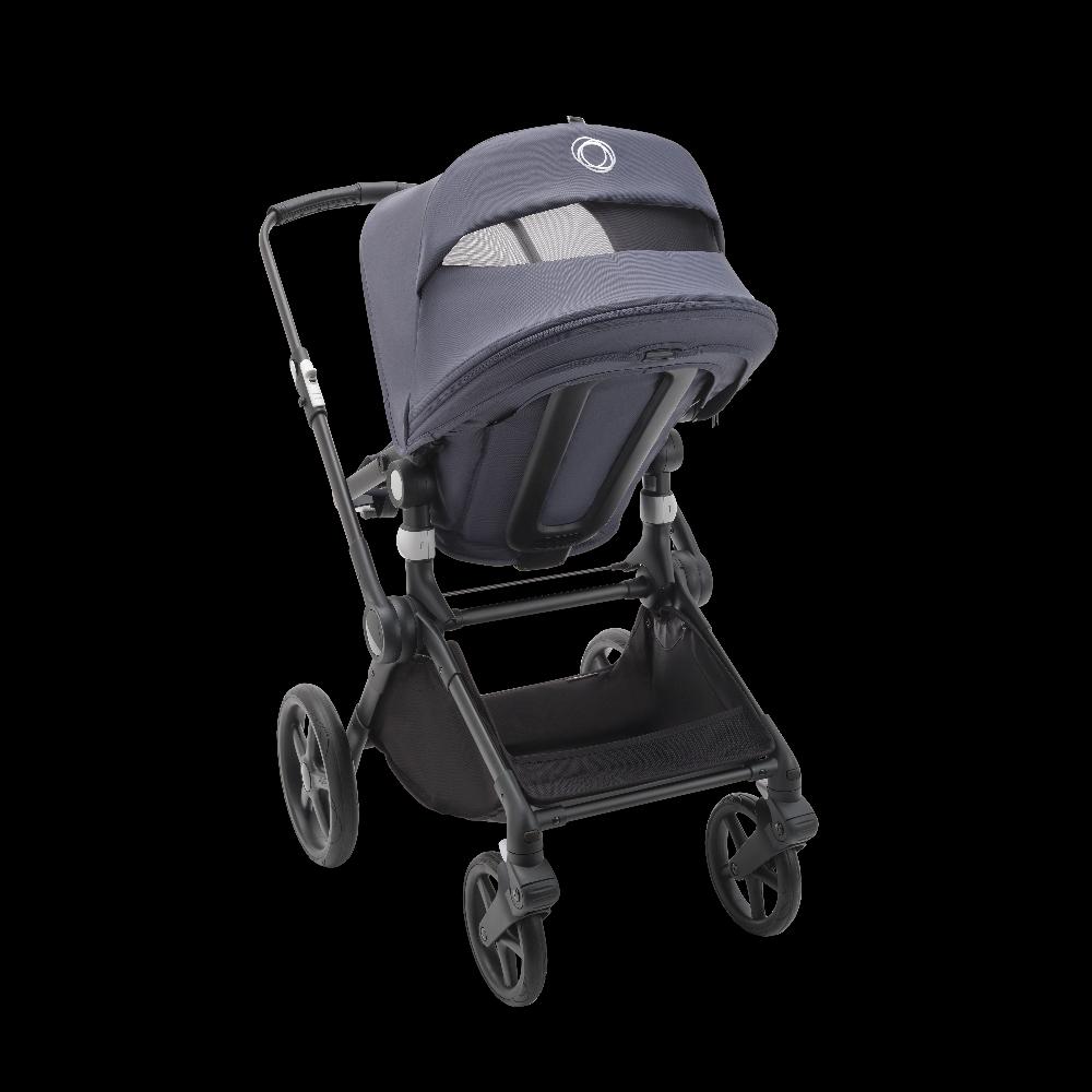 babymarkt Kinderwagen Fox Cub mit Liegeaufsatz und Sitz Black/Stormy Blue Fabrikladen