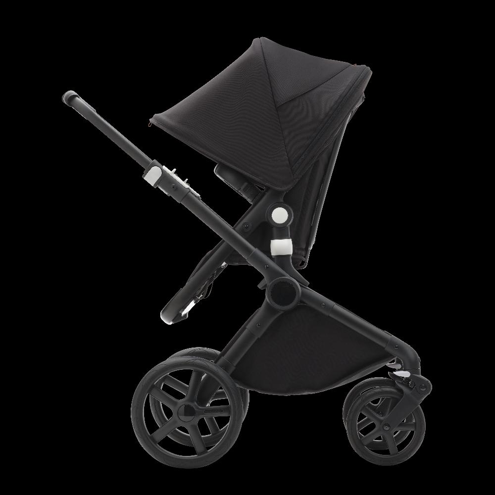 babymarkt Kinderwagen Fox Cub mit Liegeaufsatz und Sitz Black/Stormy Blue Fabrikladen